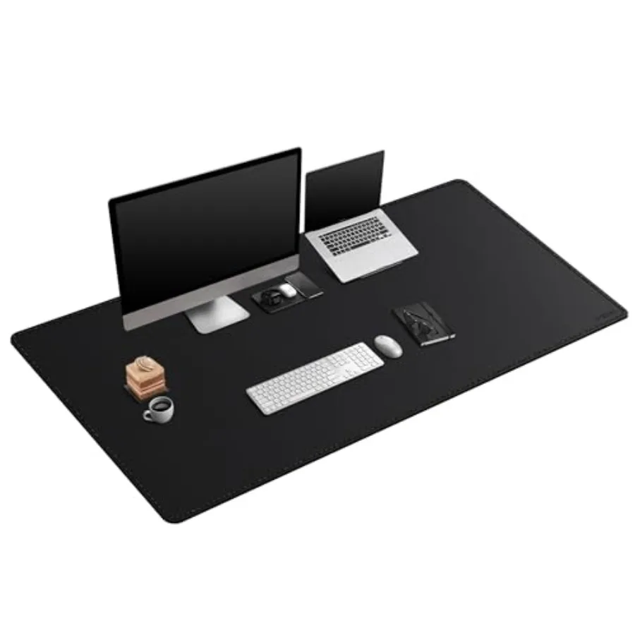 

Giant Desk Mat 63 x 28 inch Extended PU Leather Desk Pad Gaming Desk Mat for Home Office Desk Mouse Pad for Home Office and Com
