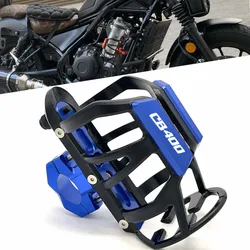 For HONDA CB400X CB400F CB400SF Moto Water Cup Beverage Coffee Drink Bottle Holder Sdand Mount CNC Motorcycle Accessories