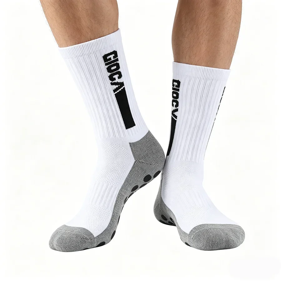 1/5/8/10 Pairs Men Women Anti Slip Grip Sports Towel Bottom Breathable Shockproof Skateboard Running Professional Athletic Socks view 4