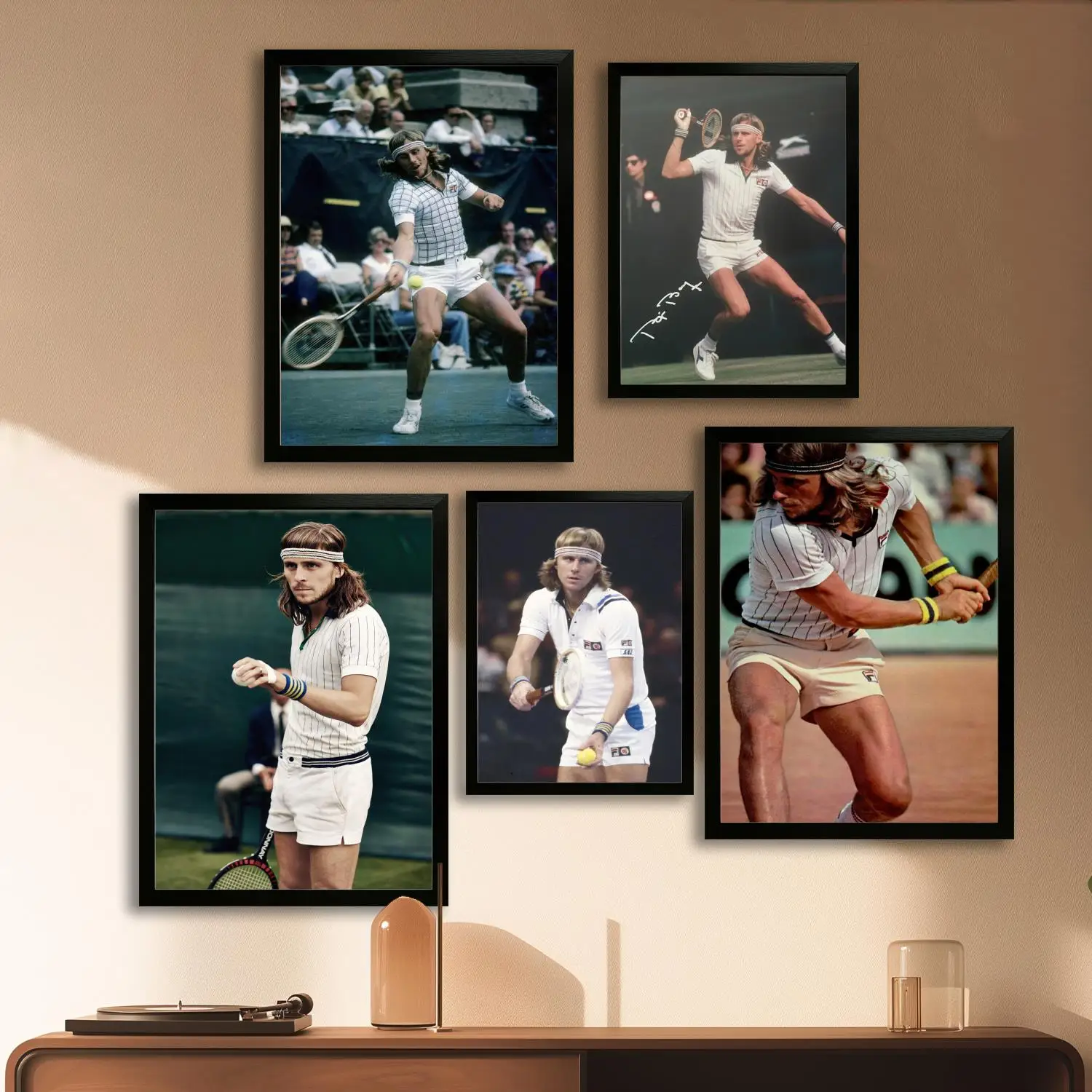 bjorn borg Canvas Art Poster, Wall Art, Picture Print, Modern Family, Bedroom Decor, Posters,Decorative painting