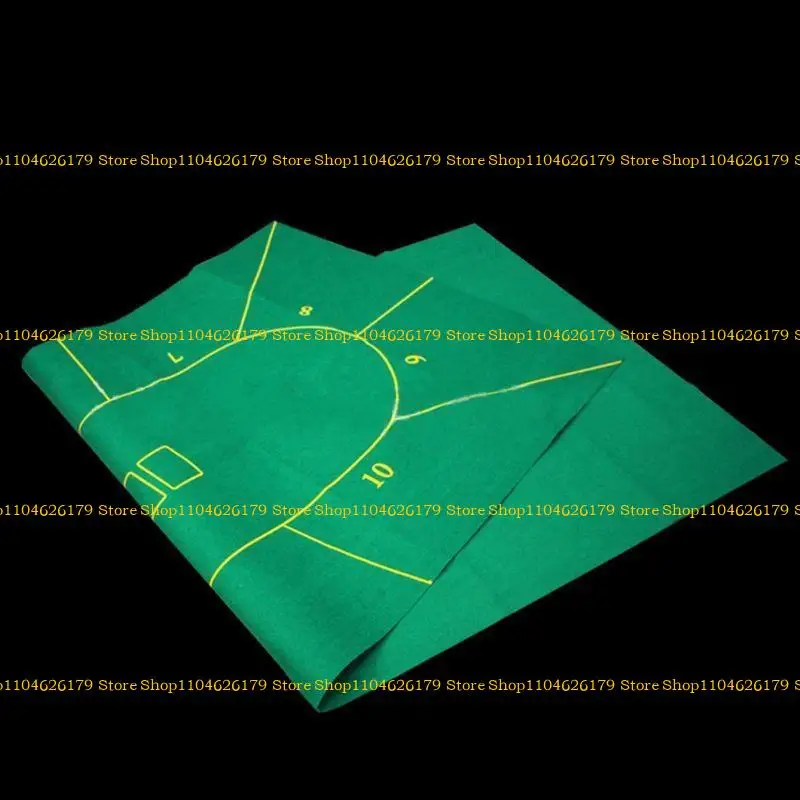 

A1A2 70x35In Professional Mat, 10 Player Portable Flannel Hold Table Top Layout to Play Card Games