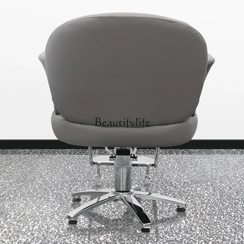 New Barber Shop Hot Dyeing Hair Cutting Chair Modern Simple Lifting Hairdressing Chair