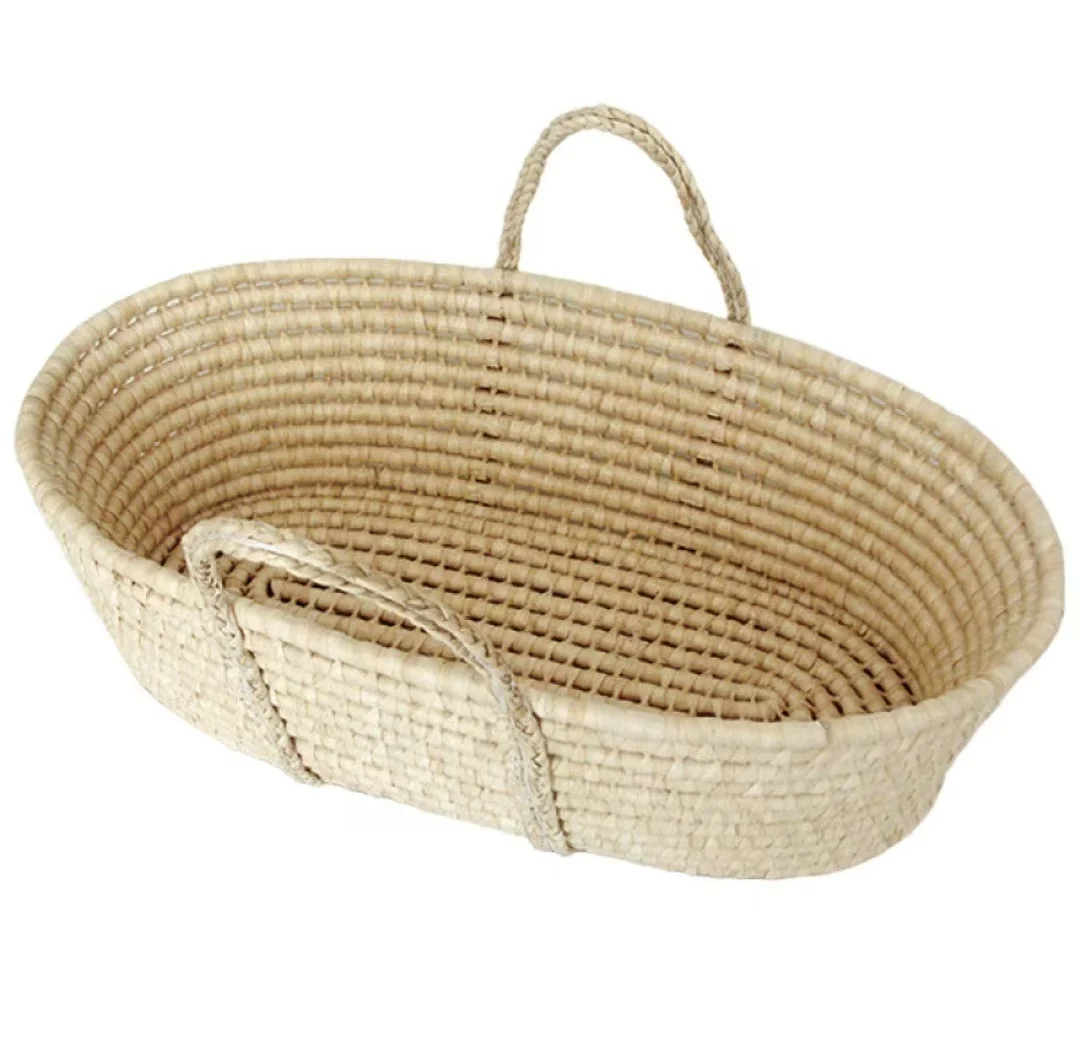 Original Handmade Rattan Oval Summer Cool Large Muppet Cat Nest Four Seasons Universal