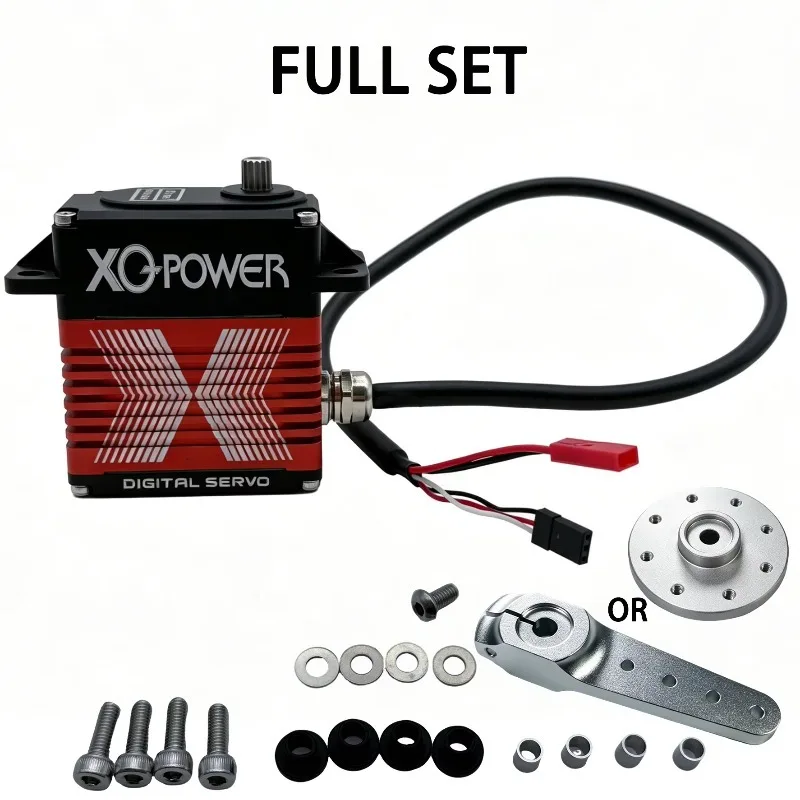 XQ-S9130D 130kg 16.8V HV Brushless Servo Dual-Ground Isolated Drive Signal Integrity Extreme IP68 Robotic Servo