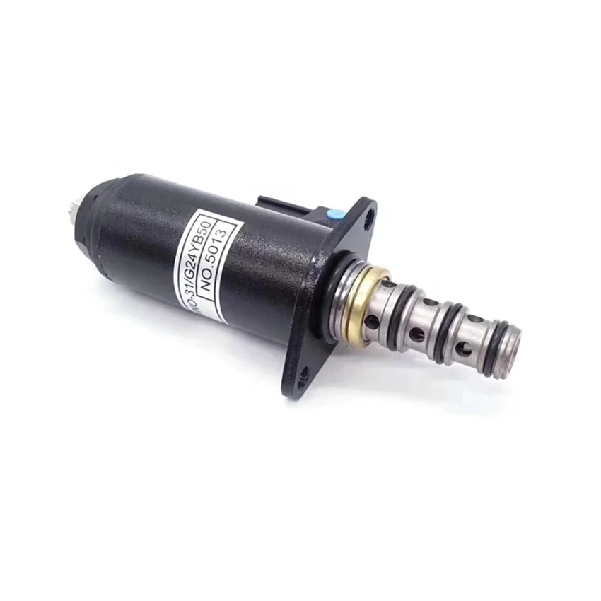 

Hydraulic Pump Control Valve DC 24V Solenoid Valve YN35V00021F1 Fine Processing for SK200-6 SK230-6 SK330-6 SK350-6