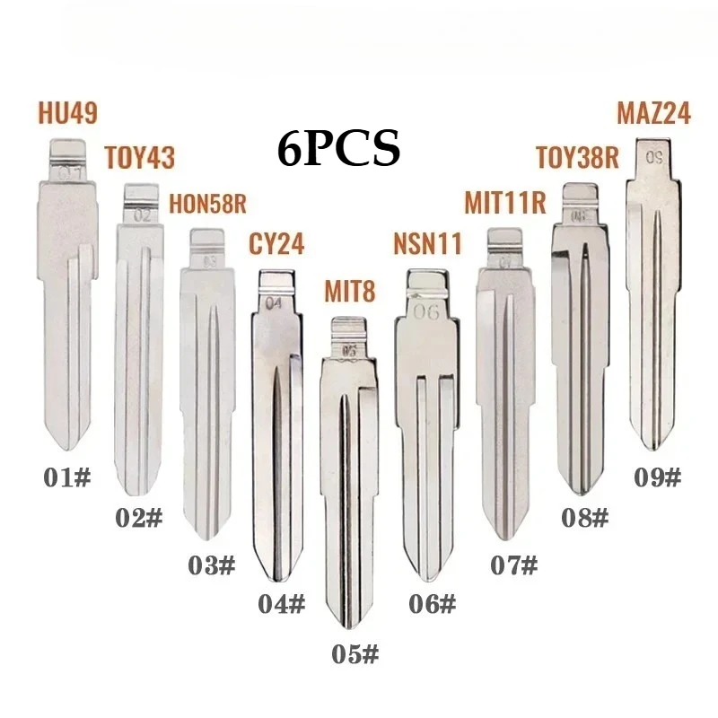 

Для KD Xhors/e ДЛЯ VVDI ДЛЯ KeyDiy JMD Универсальный необрезанный дистанционный флип-ключ автомобиля с пустым лезвием для V/W Toyot/a Jee/p Chrysle/r Hond/a