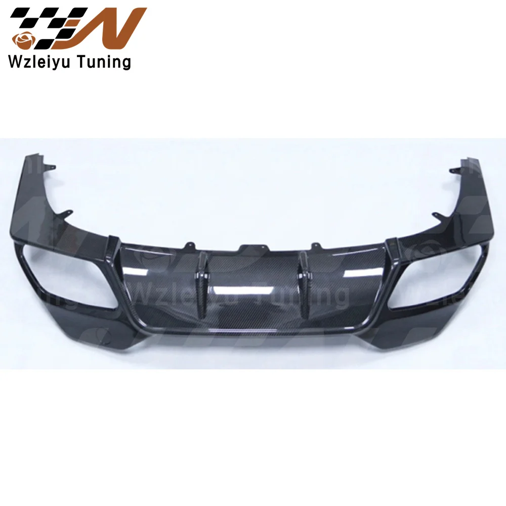 3D Style Carbon Fiber Rear Bumper Diffuser With Led Fit For BMW 8 Series 840i 2D 4D High Quality Fitment