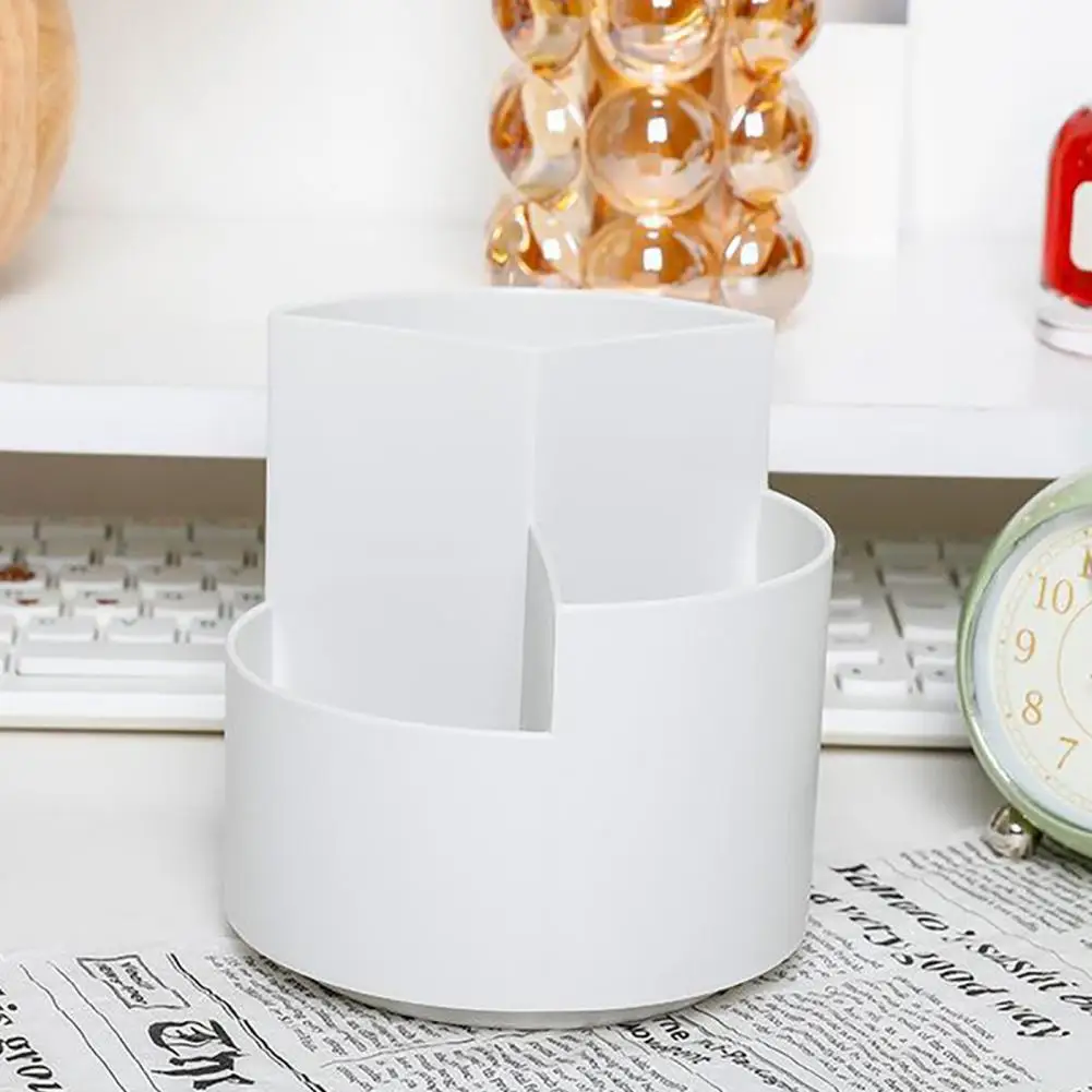 Держатель для кистей для макияжа, настольный универсальный органайзер для ручек с несколькими отделениями для офиса, дома и школы, эффективный