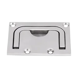 Boat Flush Hatch Locker Cabinet Lift Pull Handle Stainless Steel for Marine Yacht
