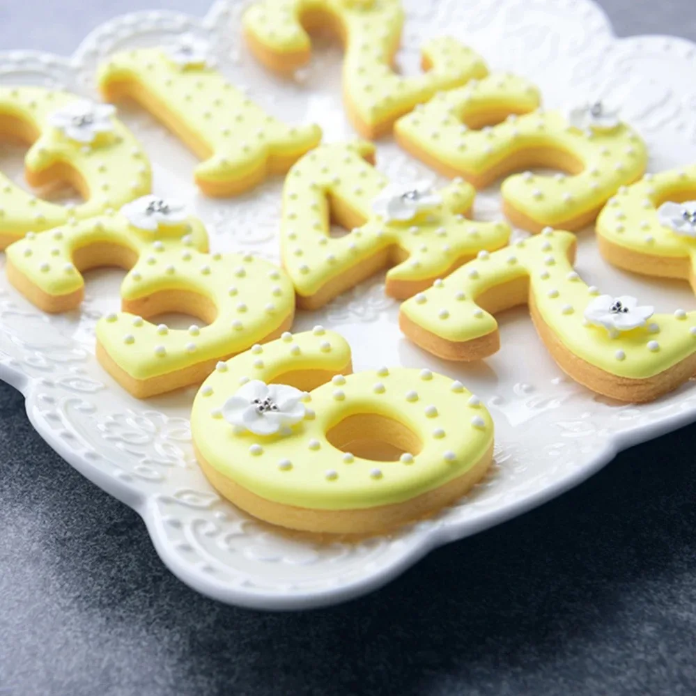 Numbers Cookie Cutters Biscuit Mold Kitchen Baking Pastry Bakeware DIY Tools