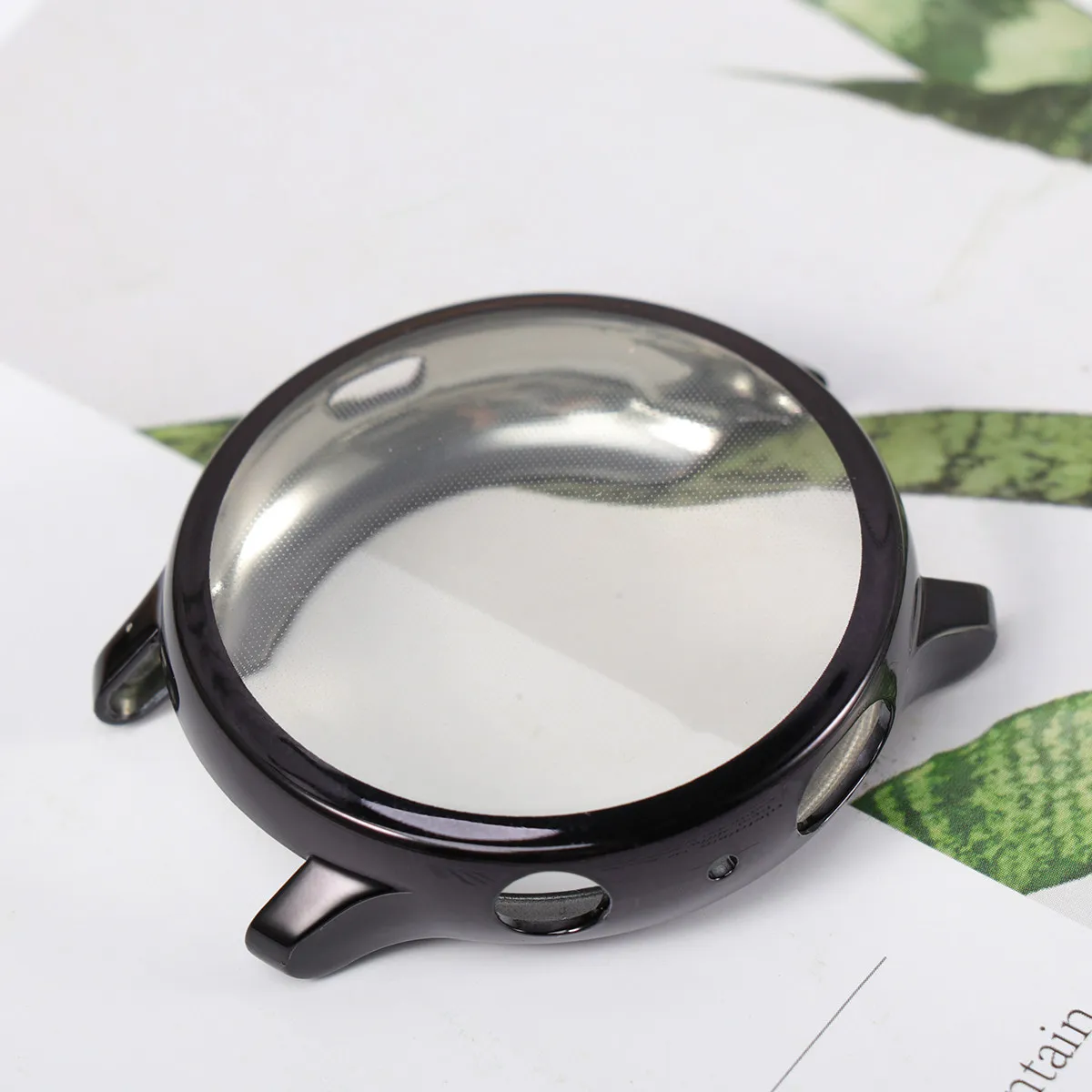 Capa Protetora Eletrogalvanizada Preta 44mm Anti-Risco para Smartwatch 2