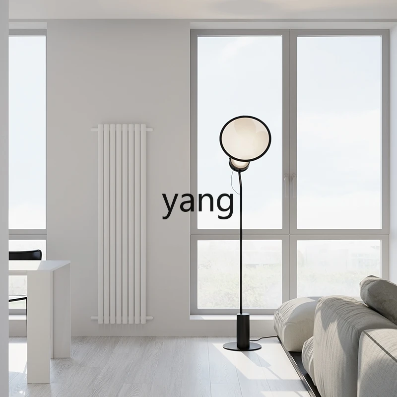 Yjq Modern Minimalist Living Room Sofa Floor Lamp Simple Bedroom Study Three-Dimensional Model Room Lamps