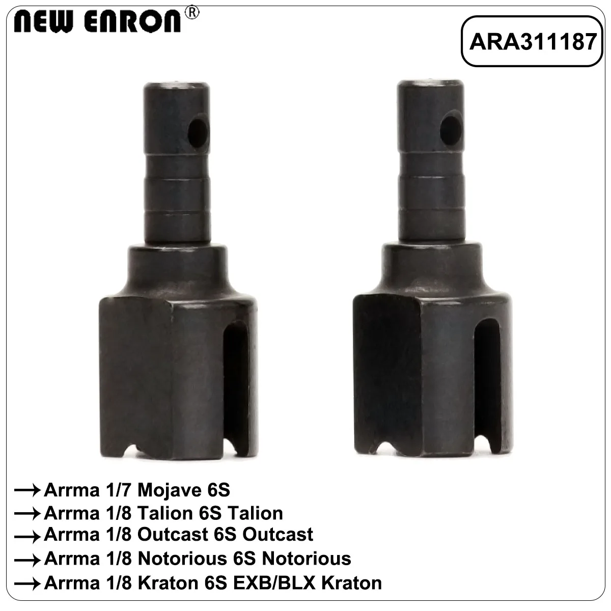 

Metal Differential Output Shaft Cup #ARA311187 for RC ARRMA Talion Kraton Notorious