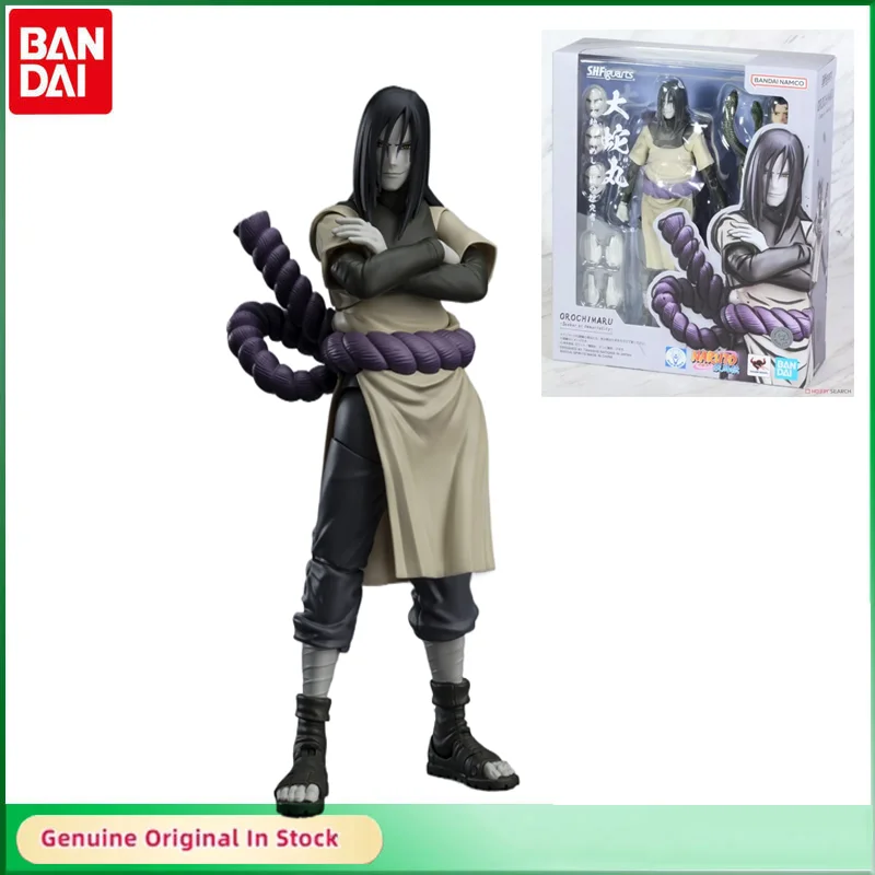 

Bandai Original SHFiguarts Orochimaru Eternal Truth-seeker Naruto Shippuden Action Figures Collectible Model Toys Gifts