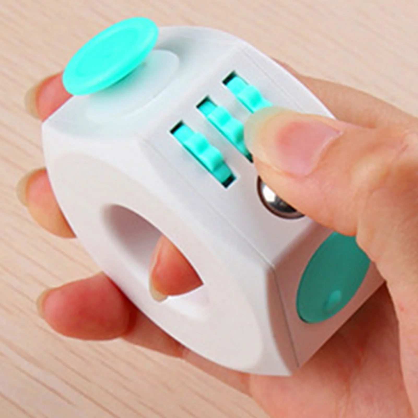 

Multi-Play Stress Relief Ring Creative Fidget Toys Anxiety Relief Sensory Rings For Adults And Kids 6in1