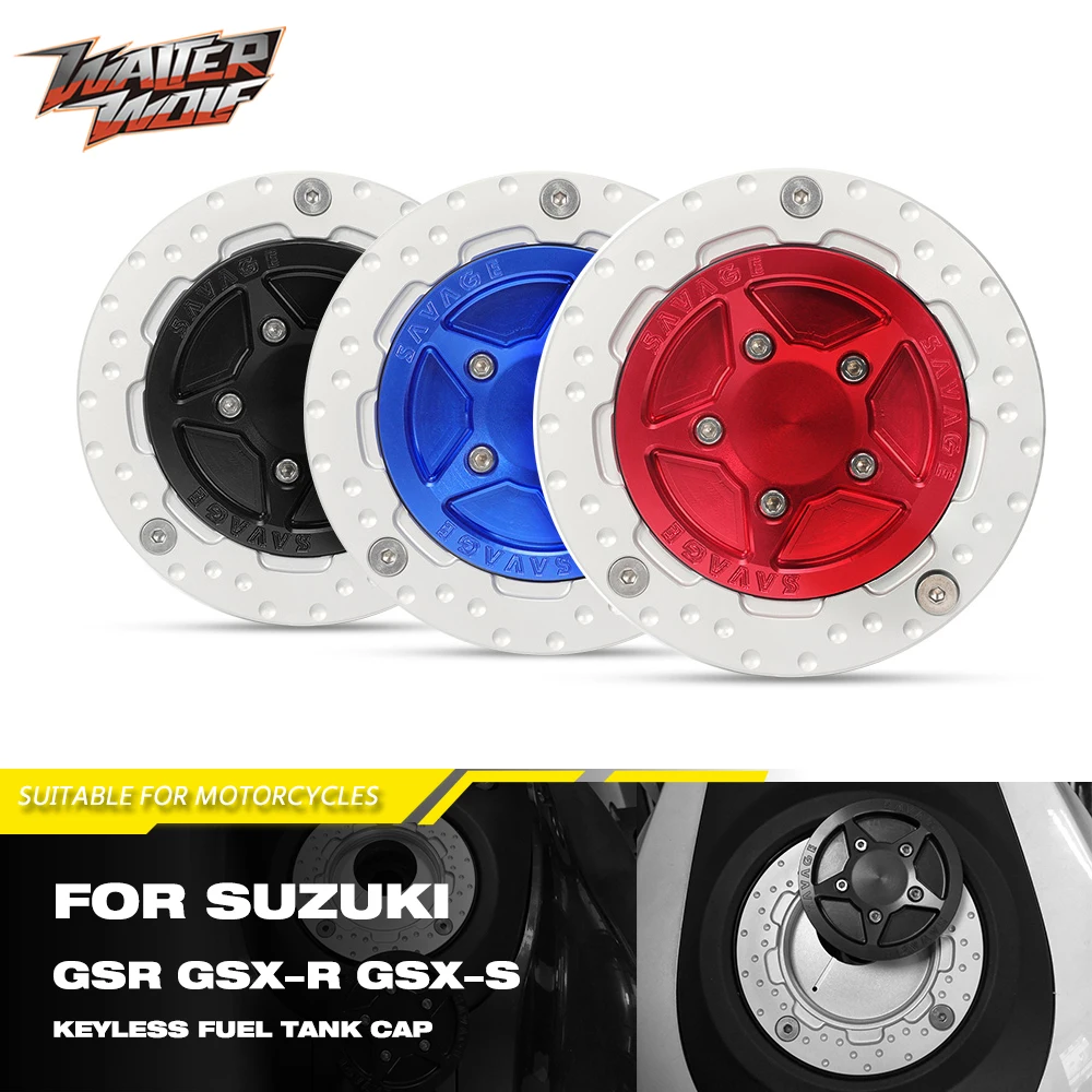 

Fuel Tank Filler Cap Cover For Suzuki GSXR1000 GSXR750 GSX-R600 GSX1300R Hayabusa GSF 1250 650 N/S Bandit V-Strom 650 2003-2024