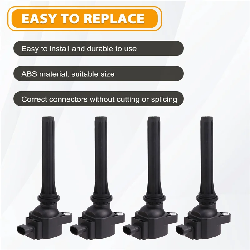 

4Pcs Car Ignition Coil Assembly For HAVAL H8 H9 H6 Coupe 3705100-XEC01 3705100XEC01-AD39