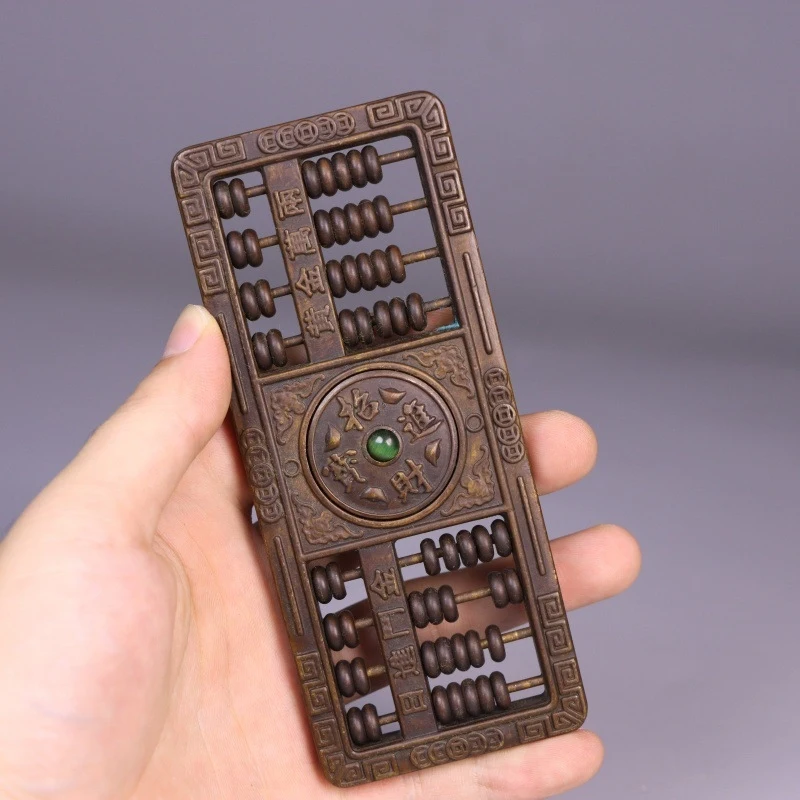 Brass ornament, an antique collectible decoration, a copper abacus business openings and as a gift for the