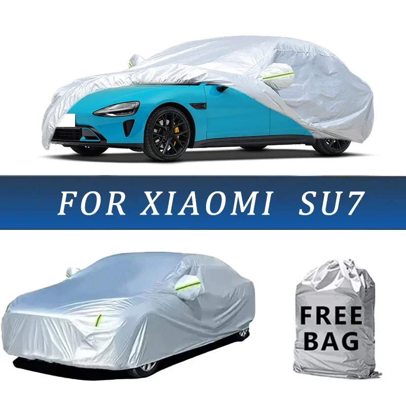 

For Xiaomi SU7 Car Cover Outdoor Protection Covers Snow Sunshade Waterproof Dustproof Exterior UV Car Accessories