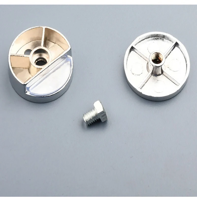 Zinc Alloy Wall-Mounted Mirror Holder Fixation Clip Base Support Installation Accessories for Glass Mirror Fixation