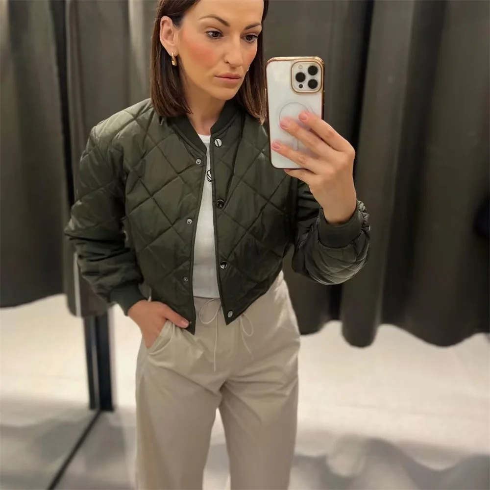 

French 4-color short cotton suit pilot jacket High quality autumn and winter new women's clothing