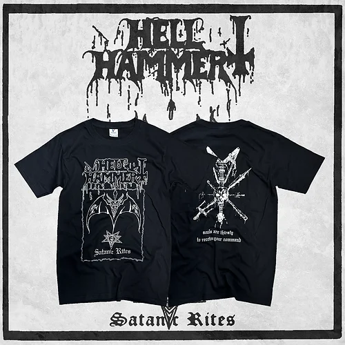 

Hellhammer “Satanic Rites” Tee