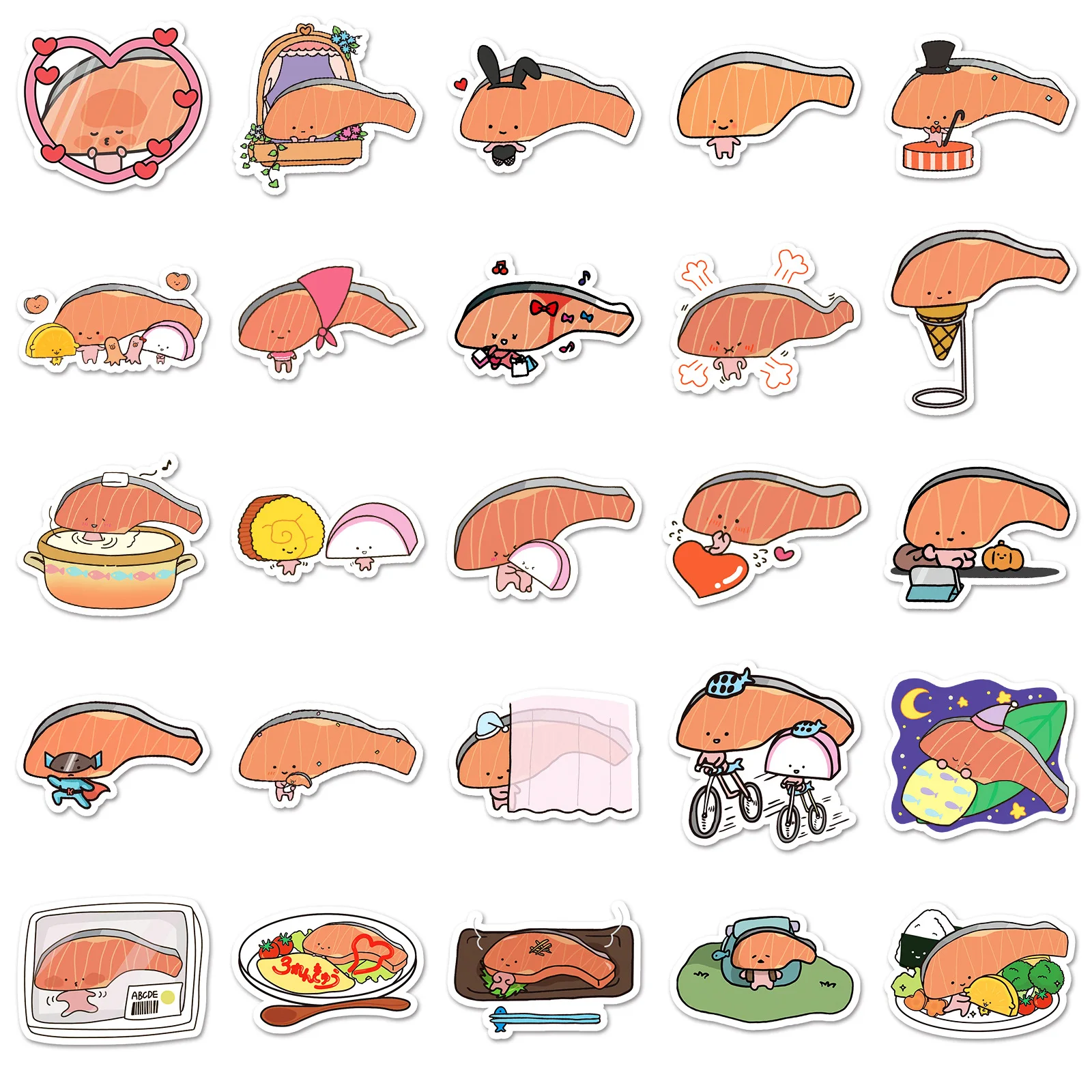 Pegatinas de dibujos animados de Sanrio Kirimichan para niños, calcomanías de grafiti Kawaii para coche, teléfono, guitarra, botella de agua, cuaderno, 10/30/50 piezas