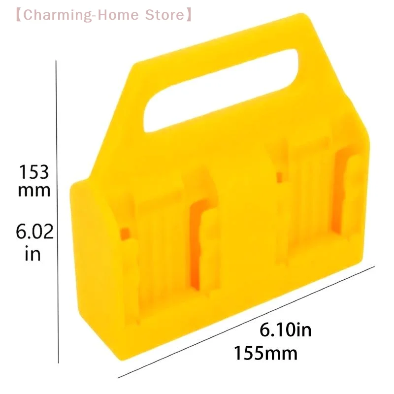 【M】1PCS Battery Holder Storage Rack For 14.4-18V Li-ion Battery DCB203 DCB205, Wall Mount Battery Dock For Workbench
