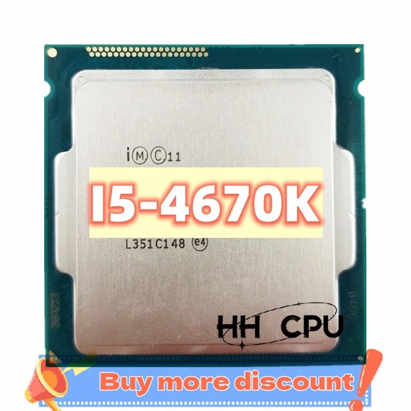 Core i5-4670K i5 4670K 3.4 GHz Quad-Core Quad-Thread 84W 6M LGA 1150