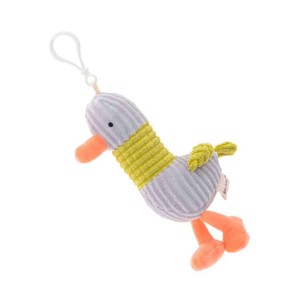 

1Pc Seagull Keychain Cartoon Plush Key Ring Lovely Hanging Pendant Key Chain Party Favor (Random Color)