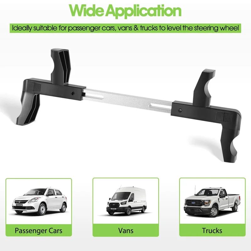 ATD-3100 Steering Wheel Level Alignment Tool Fit for Passenger Cars, Vans & Trucks with Internal Diameter 270mm-340mm