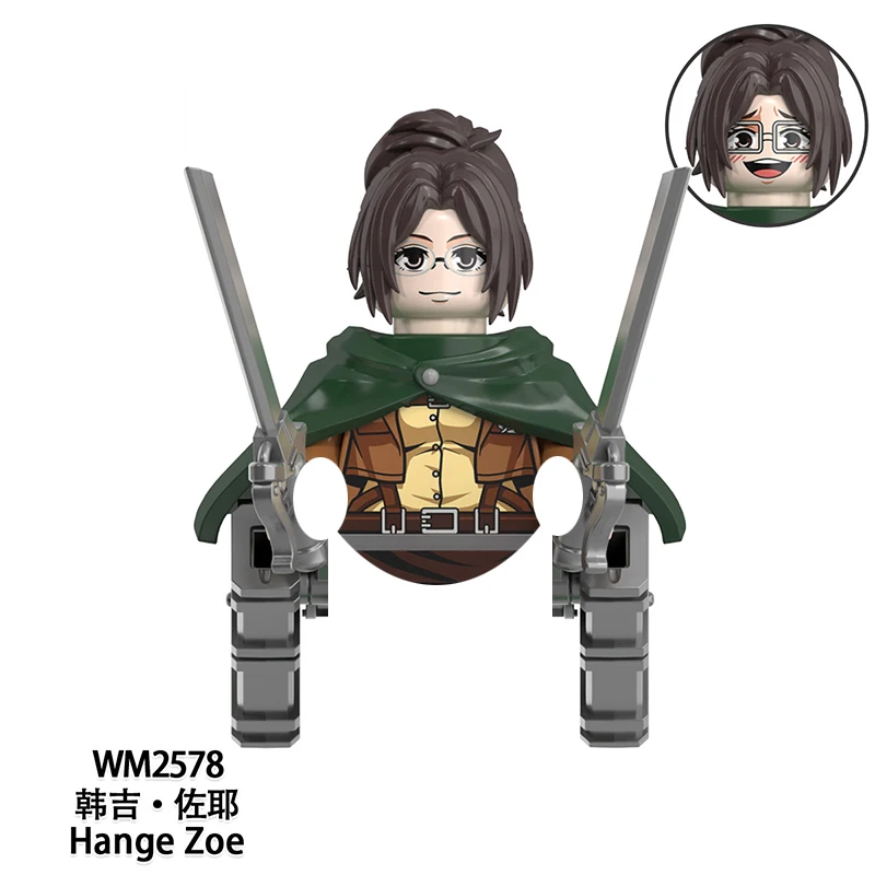 2026 Neue Mini-Bausteine Actionfiguren Attack on Titan Charaktere Bauklötze für Spielzeug Geschenke Kinder