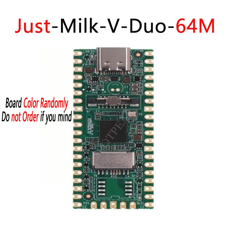 Melk V Duo RISC-V Diy Linux Board CSI-2 Mipi Seriële Camera Internet Of Things Intelligent Apparaat Compat Met Raspberry Pi Pico