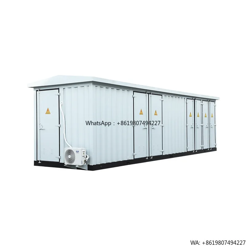 High Voltage PV Grid-Connected Cabinet Prefabricated Cabin Substation PV Step-Up American Type Box Substation