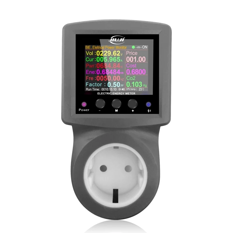 JJEPM-16SW 16A WIFI Digital Wattmeter Smart Socket 265V AC Power Meter Kilowatt Wattage Energy Meter Plug