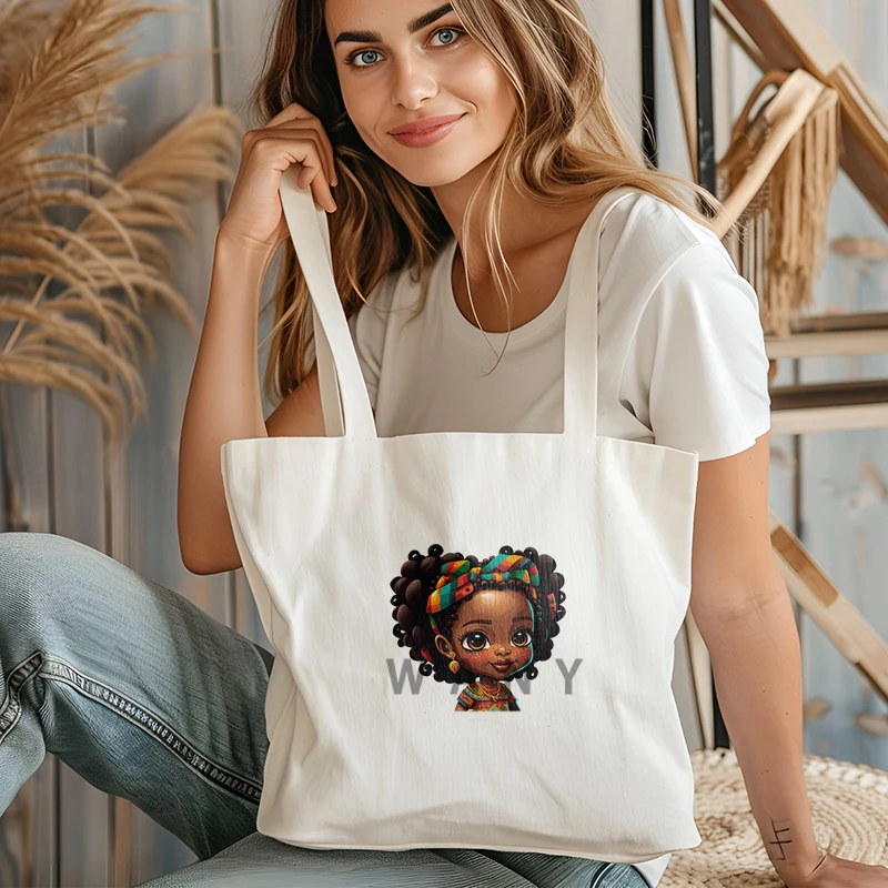 Beautiful and Lovely Black Girl Dtf Transfers Ready to Press Iron on Transfers for T Shirts Patch Transfer Patches Clothes DIY view 4