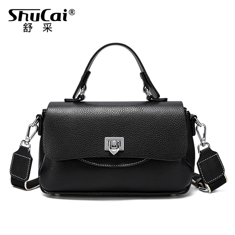 Genuine Leather Women's Bags New Fashion Crossbody Bag Niche Premium Sense Shoulder Handbag Female