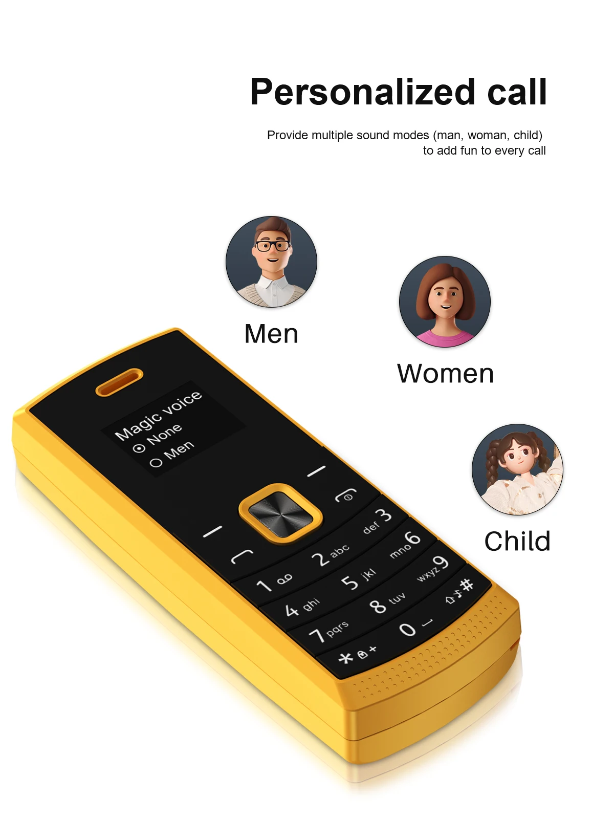 SERVO BM01 Mini Mobile Phone 2G GSM 2 SIM Cards Magic Voice Speed Dial Call Recording Blacklist MP3 Super Button Cellphones