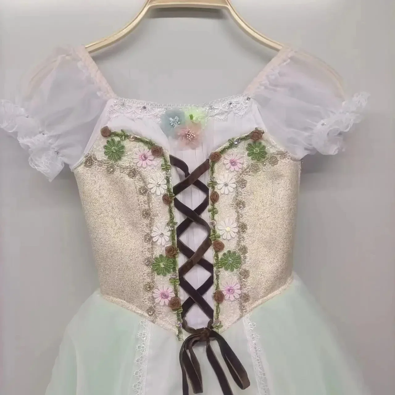 Giselle Ballettrock Farmer Variations Langes Kleid High-End Private Custom Erwachsene Kinder Königsblau Farbverlauf Blau Langes Kleid