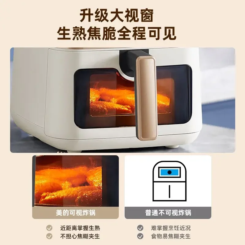 air fryer household new visual fryer multi-function non-rotating oven all-in-one pot air electric fryer large capacity