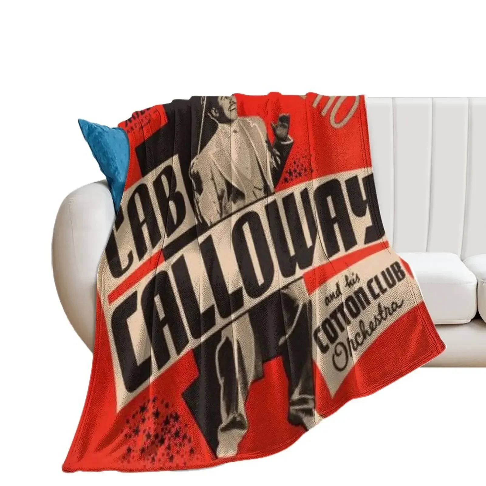 HI-DI-HO Cab Calloway Throw Blanket Vintage Decorative Sofa Fashion Sofas manga Blankets