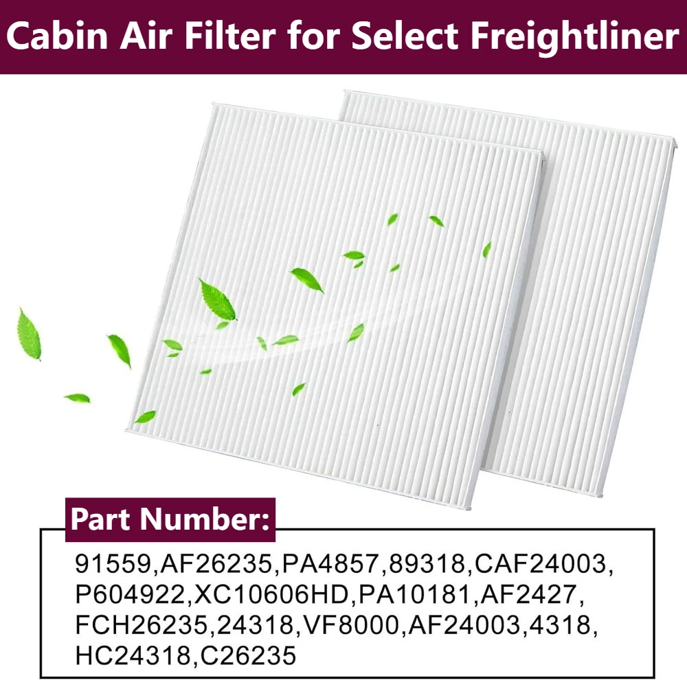 4 Pcs Cabin Air Filter For Freightliner Cascadia Columbia P609422 PA4857 AF2427