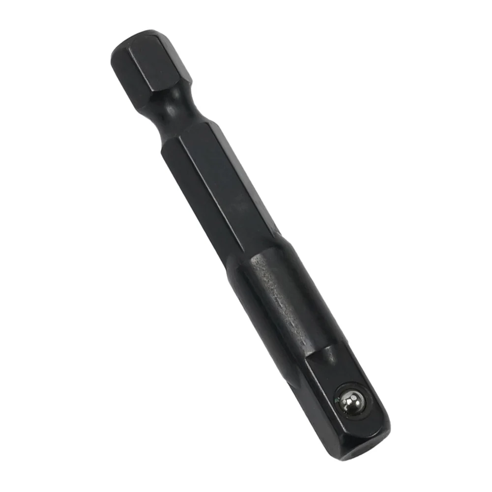 1/4pcs Socket Adapter 1/4 Inch Shank Drill Bits Extension Rod For Driver Hex Shank To Square Socket Extension