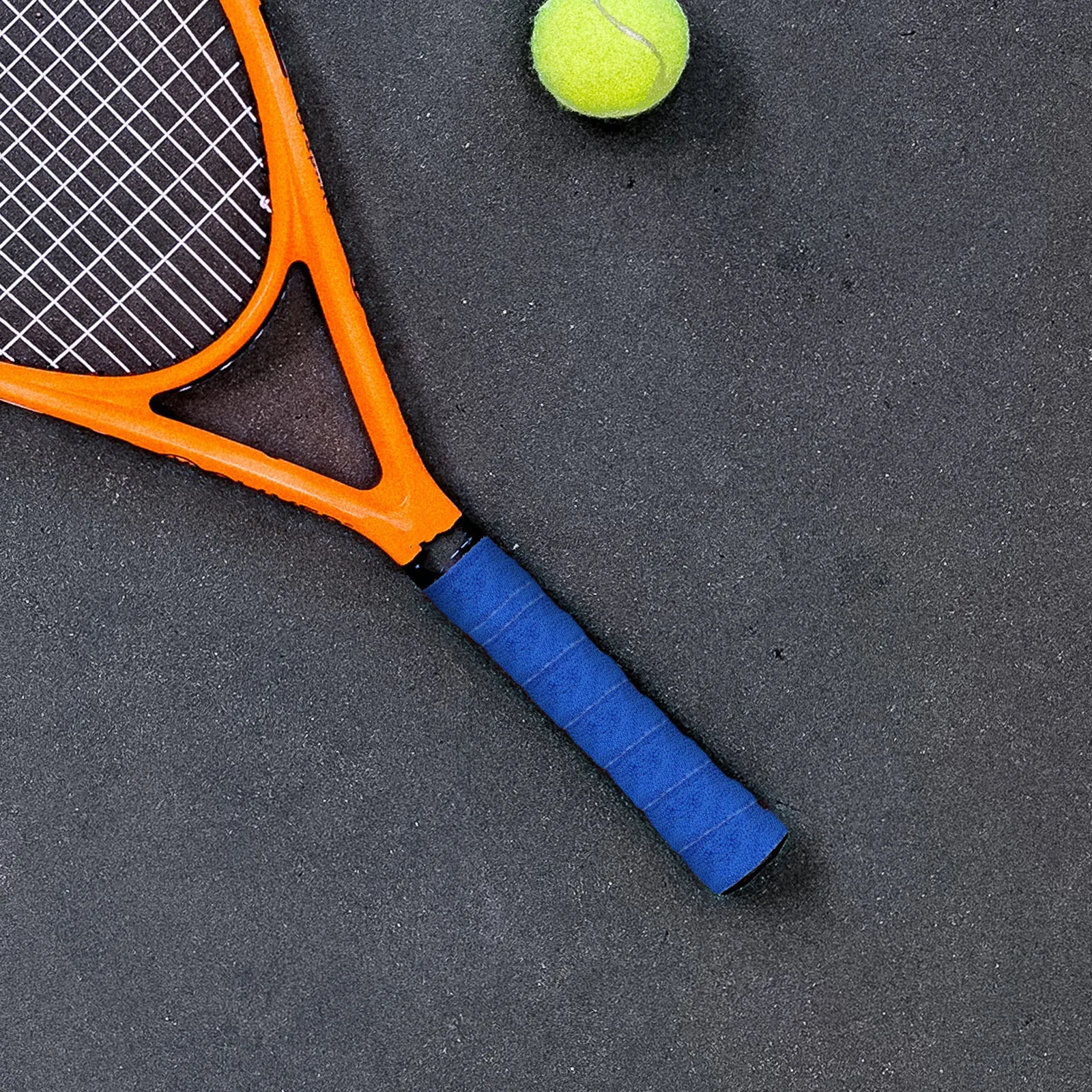 1 rouleau de bandes de préhension souples pour raquettes, respirantes, antidérapantes, pour le tennis, absorbant l'humidité, pour le sport, pour raquettes et autres.