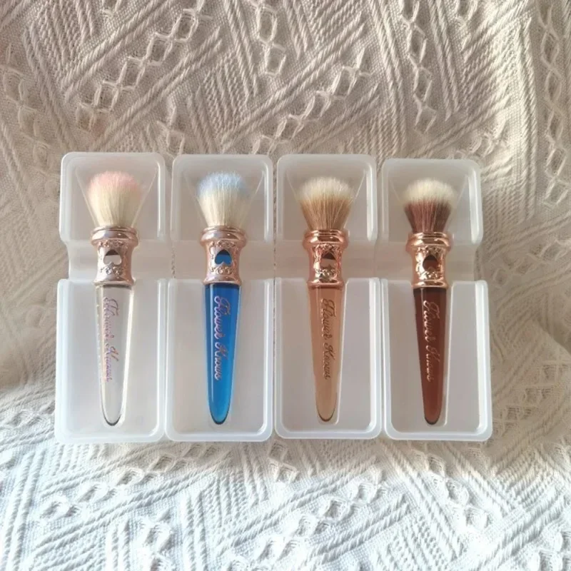 Flower Knows Mermaid Makeup Brush Set Shimmer Glow Highlighter Vegan Fairycore Aesthetic Long Lasting Beauty Tools 2025