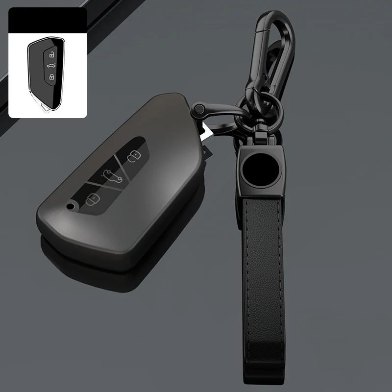 TPU Car Key Case Cover For VW Volkswagen Golf 8 MK8 Cupra Skoda Octavia A8 SEAT Leon MK4 2020 2021 Accessories