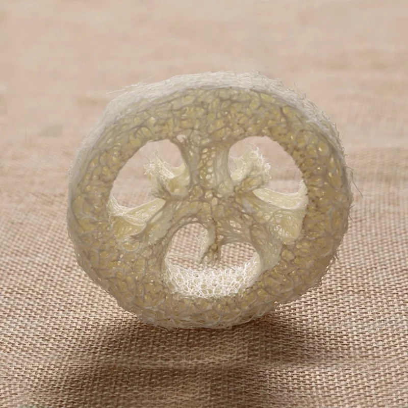 Loofah naturel Luffa Loofa, tranches faites à la main, boîte de Regina, outils d'escalier, nettoyant, éponge, visage, support, 150 pièces