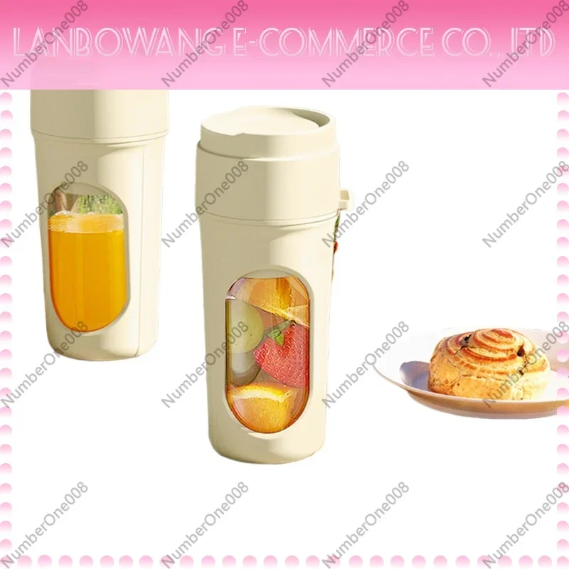 Portable Wireless Electric Juicer,Multifunctional Fruit Vegetable Juicer Cup for Home,Large Capacity Freshly Squeezed Blender