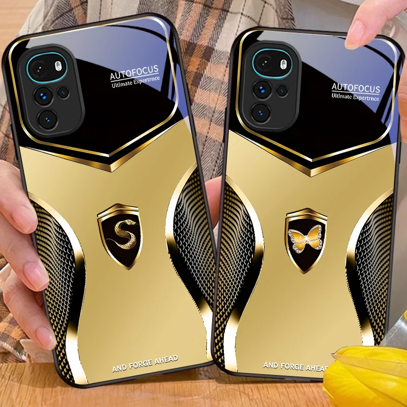 Golden cartoon mouse For Motorola Moto G 14 22 24 34 35 45 54 55 G75 84 85 Edge X 30 40 Neo 50 Ultra Pro Play glass phone case view 3