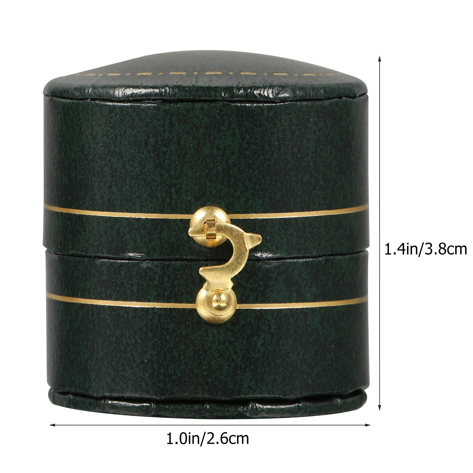 Piccola scatola per anelli Custodia da viaggio portatile delicata Elegante organizzatore per fedi nuziali Scatole a forma creativa